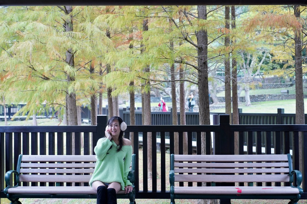 台北｜原住民文化主題公園落羽松，故宮旁的秘境公園，免費景點，落雨松倒影一秒到韓國 @瑪姬幸福過日子