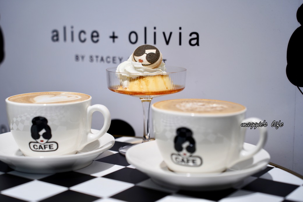 全球第一間alice + olivia café插旗新光三越A8，時尚又可愛的 Stacey Face 娃娃頭超級療癒，快約姊姊妹妹來下午茶吧 @瑪姬幸福過日子