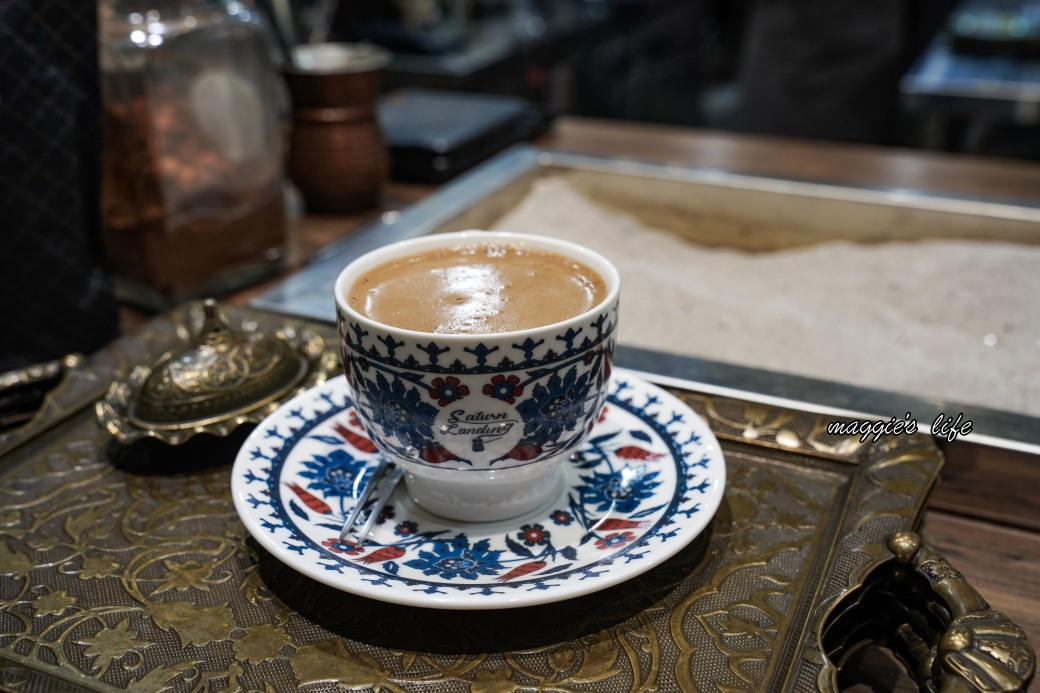 Saturn Landing Turkish Coffee ，登陸土星土耳其咖啡，土耳其沙煮咖啡超酷，秒到土耳其，台北永康咖啡，菜單 @瑪姬幸福過日子
