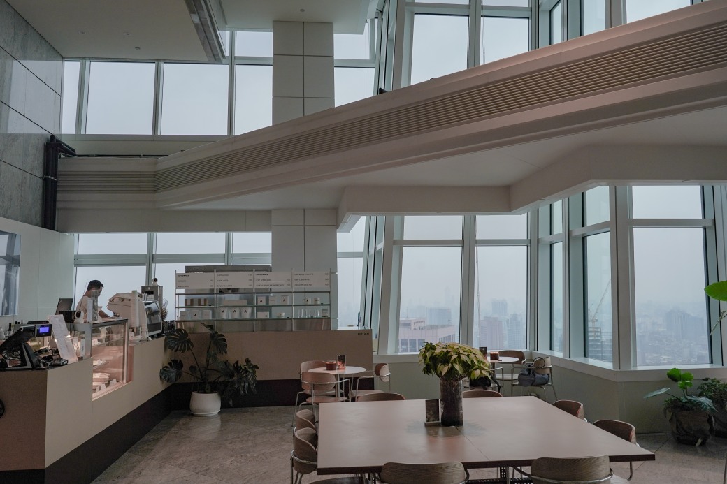 CAFE ACME在台北101開新店了，在35樓高空享用咖啡眺望台北景觀，只要90元就可以有療癒時光 @瑪姬幸福過日子