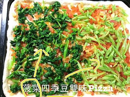 自己動手做～做出好PIZZA（雙味蔬菜Pizza) @瑪姬幸福過日子