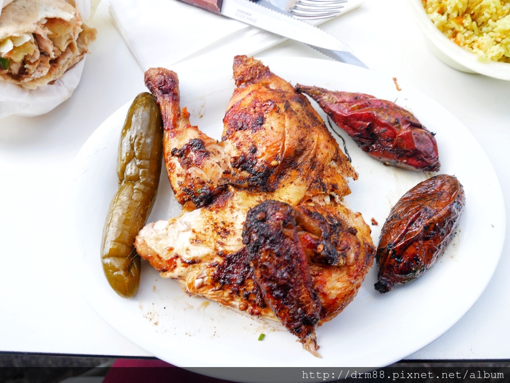 【以色列景點】以色列旅遊 卡梅爾市場食物 Carmel Market 烤雞＋LAFA,以色列人吃什麼@瑪姬幸福過日子 @瑪姬幸福過日子