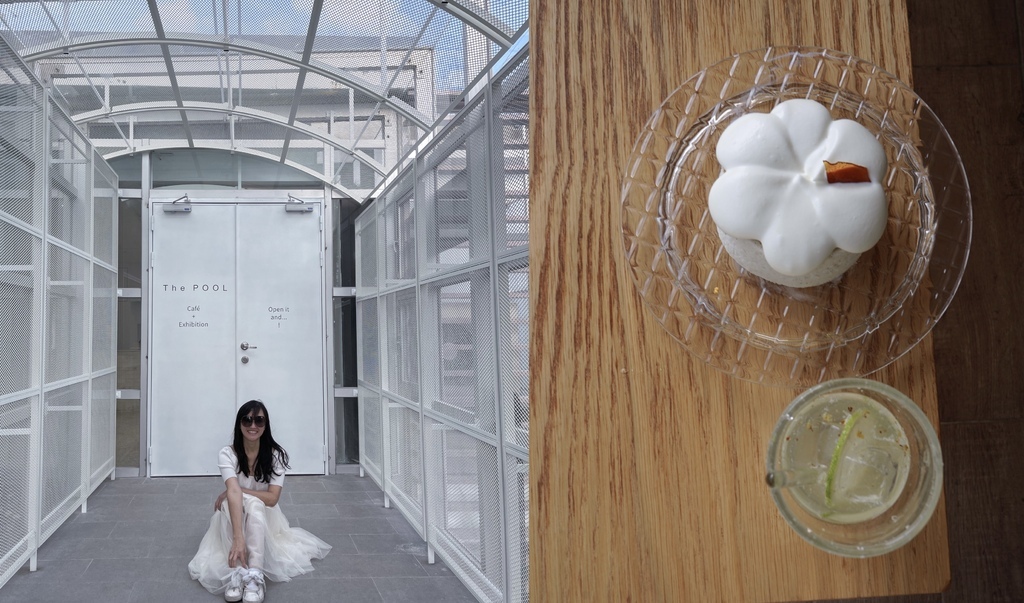 【新竹 咖啡廳 】 春室Glass Studio + The POOL，新竹公園的玻璃藝術咖啡廳，IG打卡熱門景點。 @瑪姬幸福過日子