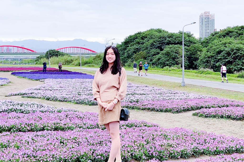 2022台北免費賞花景點，古亭河濱公園花海開始了， 13萬紫色漸層花海超浪漫，一秒到日本，怎麼去交通，花期，拍照方式。 @瑪姬幸福過日子