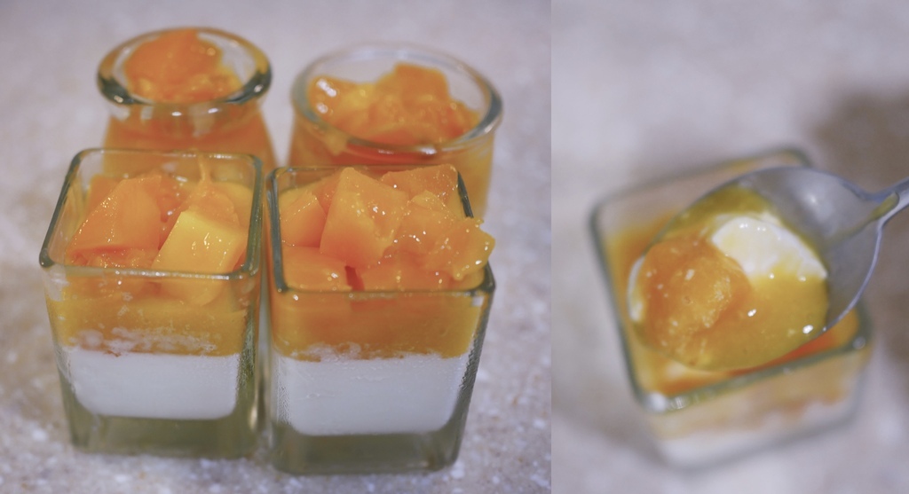 [食譜] 芒果奶凍，夏日甜品健康又好吃，自己在家簡單DIY就可以做！！！ @瑪姬幸福過日子