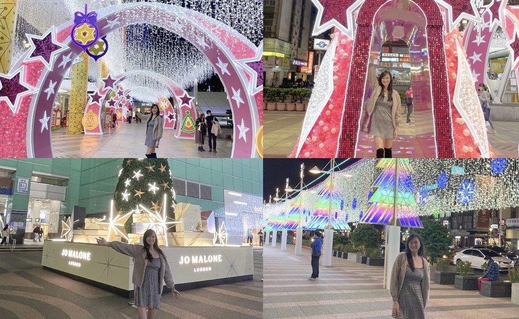 2021SOGO百貨雙聖誕樹/粉紅聖誕耶誕節燈飾，白色拱門燈海超浪漫，白色聖誕樹燒吸睛，台北東區必拍聖誕景點，忠孝復興站。 @瑪姬幸福過日子